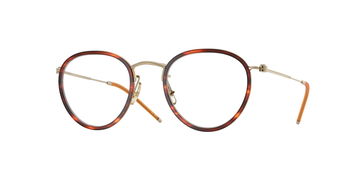 Das Bild zeigt die Oliver Peoples Fassung OV1360T 5341 in Gold/Tuscany Tortoise.